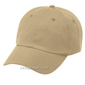 Unconstructed Low Crown Lightweight Brushed Cotton Twill Cap
