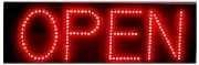 16" Red Open LED Sign (Style #1)