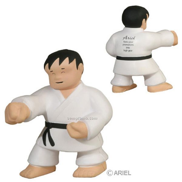 Karate Man Squeeze Toy