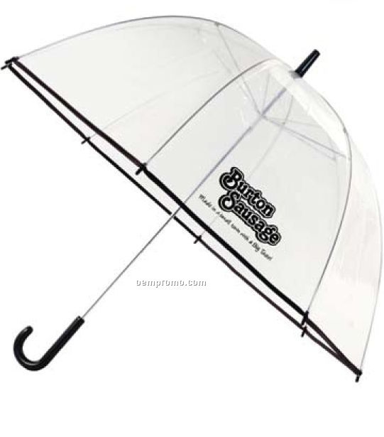The 47" Clear Umbrella W/ Hook Handle