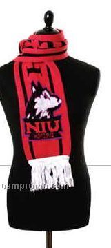 64" Acrylic Knitted Sport Scarf
