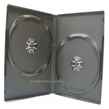 Standard Size 14 Mm Double Dual Holder DVD Vcd Case