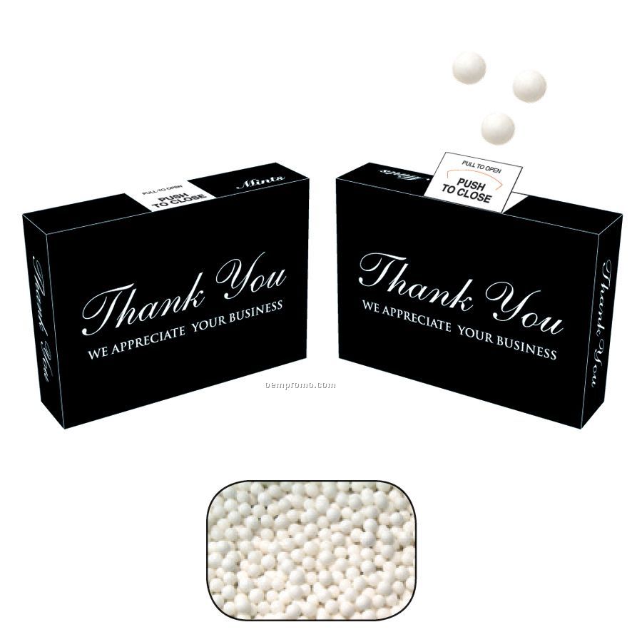 Stock Mint Box With Thank You