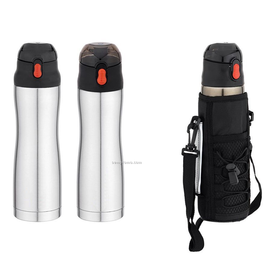 20 Oz. Double Wall Stainless Steel Vacuum Water Bottle