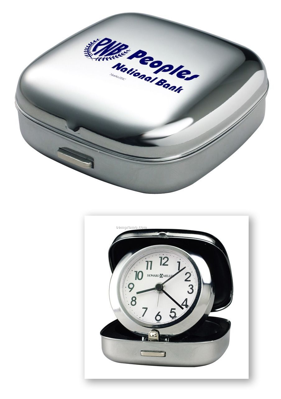 Howard Miller Clam Shell Alarm Clock (Blank)