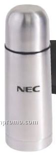 12 Oz. Stainless Steel Vacuum Insulated Bottle With Case & Strap