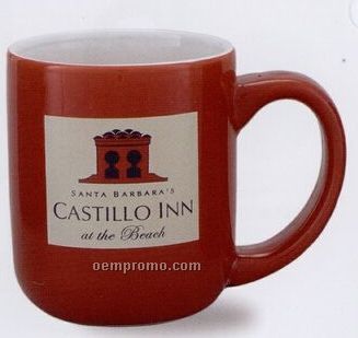 17 Oz. Casino Mug (Red Exterior/ White Interior)