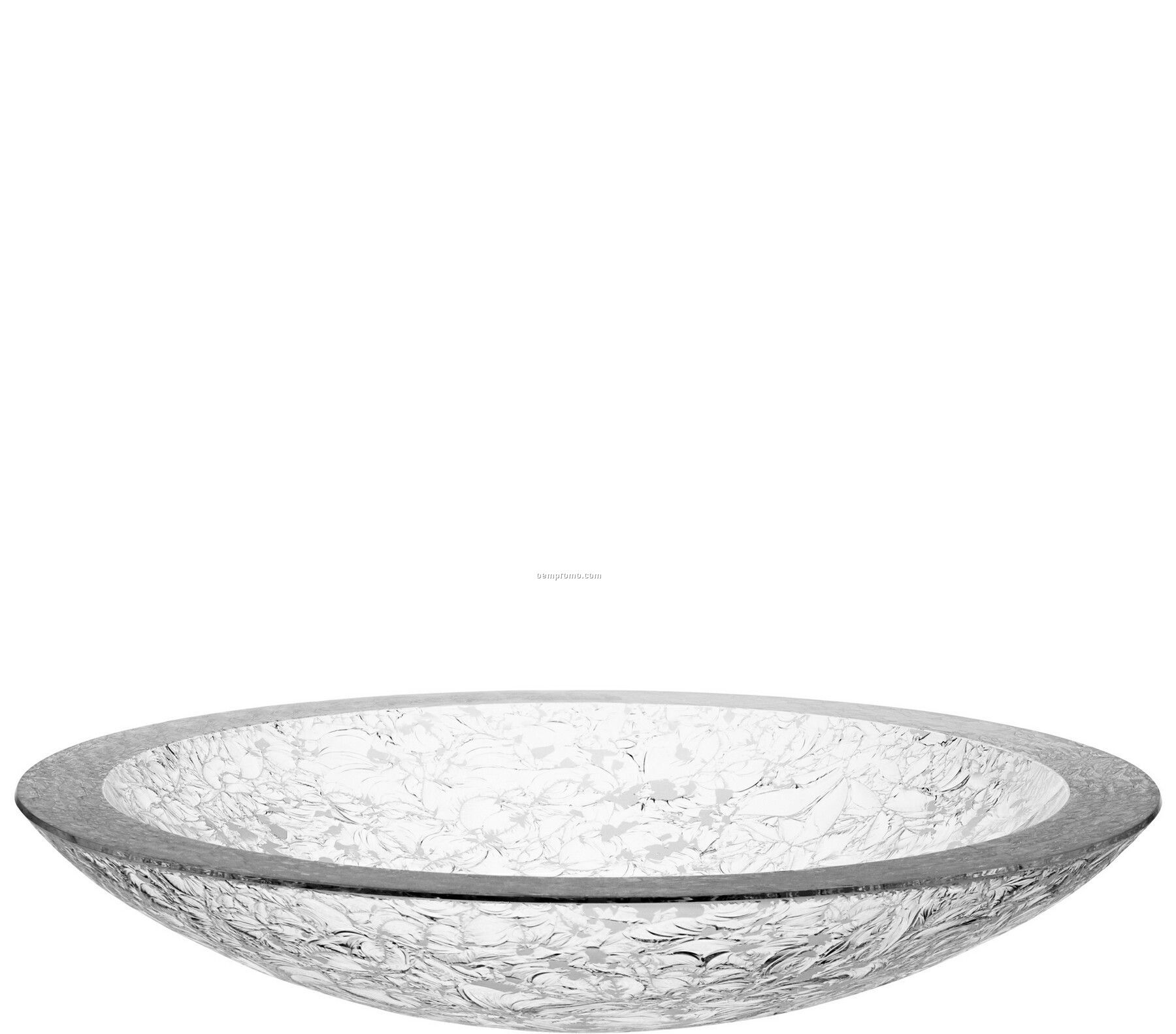 Minus 10 Degrees Crystal Bowl By Ingegerd Raman (2 3/4"X13 3/4")