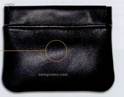 Thin Genuine Leather Coin Purse