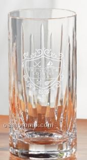 12 Oz. Linear Hiball Glass (Set Of 4 - Light Etch)