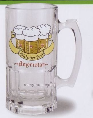 35 Oz. Glass Sports Beer Mug