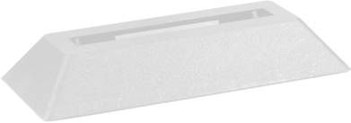 Weighted Trapezoid Base For Pop-in Awards / White (3/4