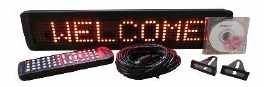 17" Red LED Sign