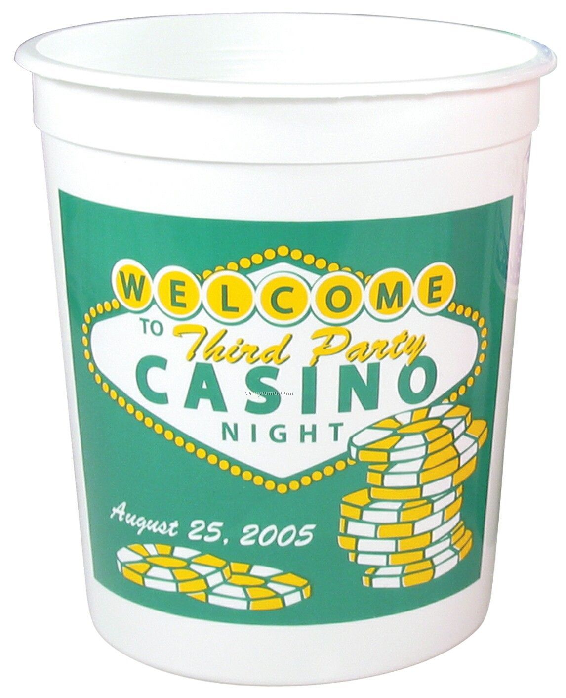 Casino Cup - Offset Printing (32 Oz.)