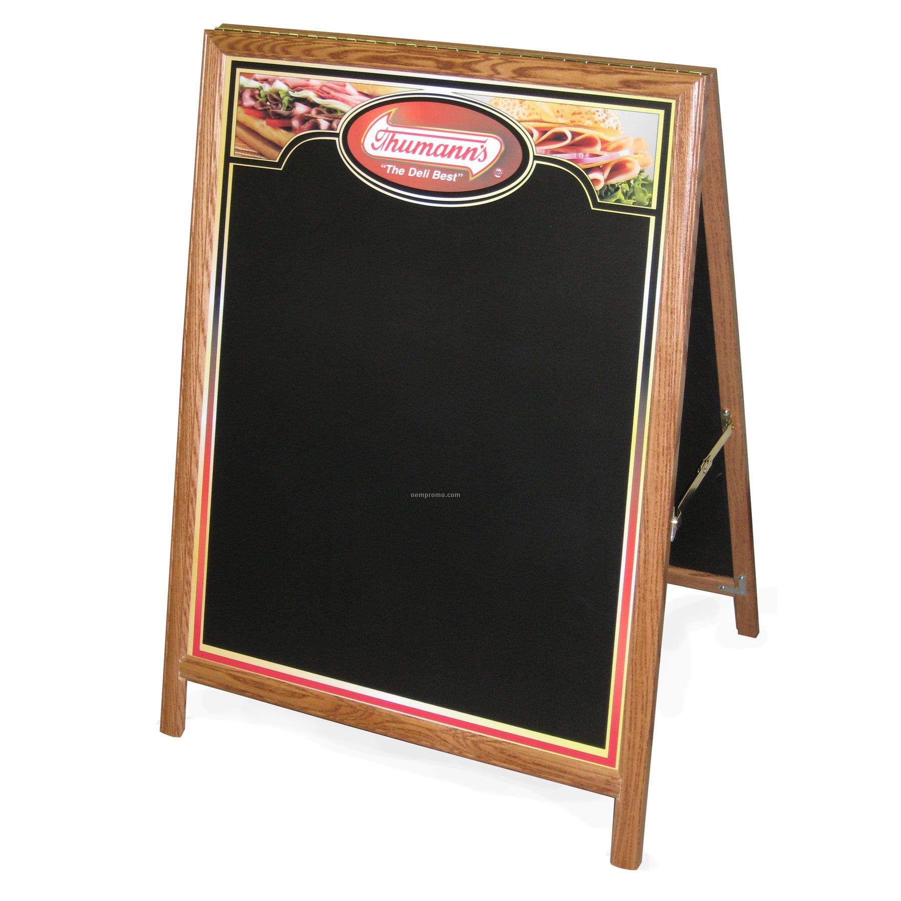 Chalk Talker A-frame Chalk Board W/ Honey Oak Frame (24