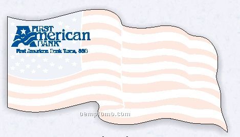 Die Cut United States Flag Shaped Pad