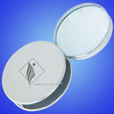 Matte Chrome Plated Brass Magnifier (Screened)
