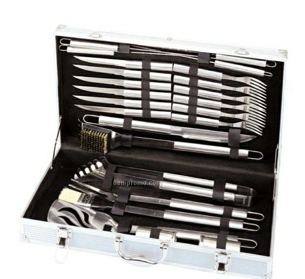 The Family Premier Stainless Steel Bbq Set