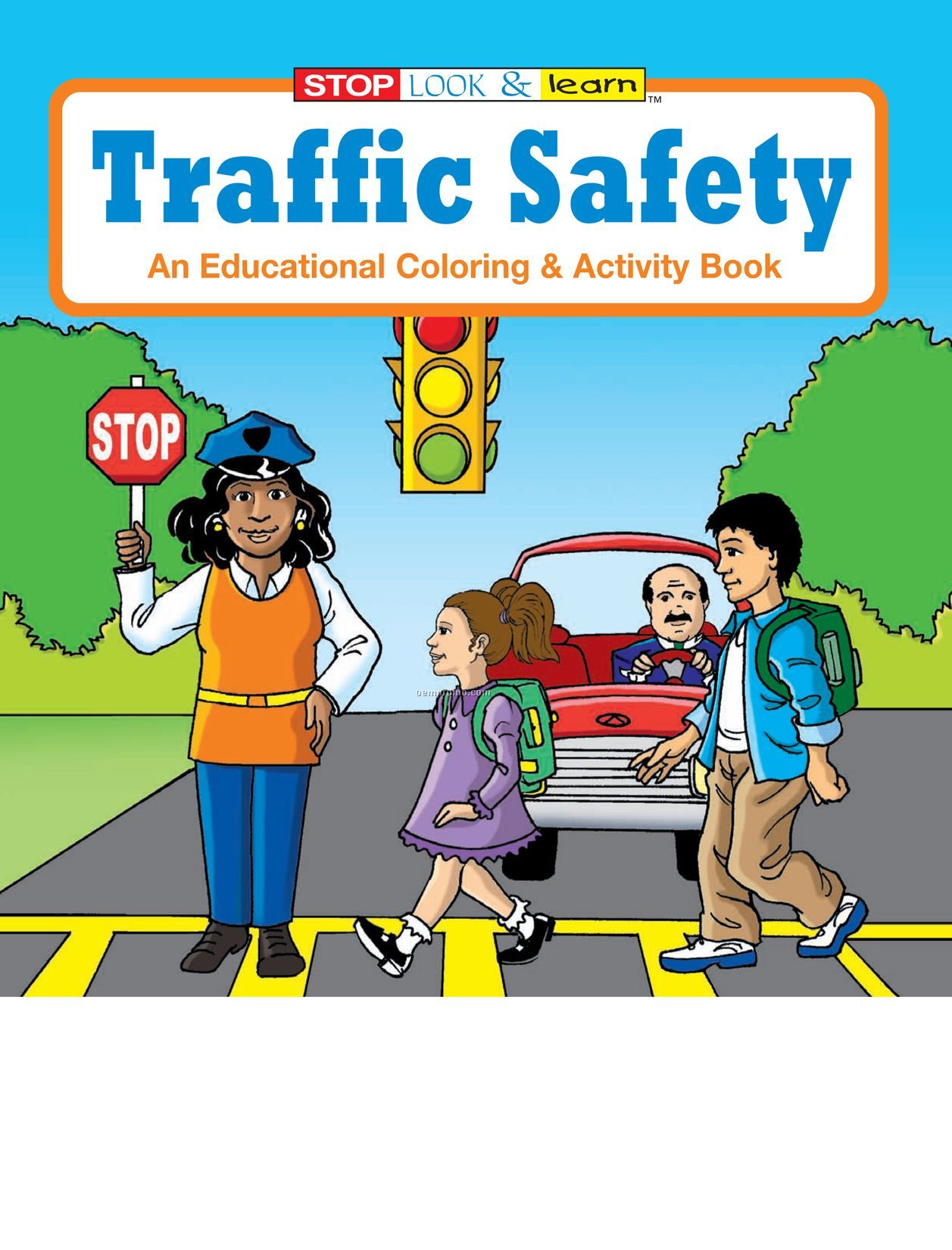 Traffic Safety Coloring Book Fun Pack