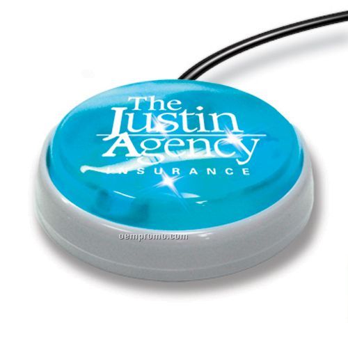 USB Light Up Smart Button For PC (Blue) 7-11 Week Delivery
