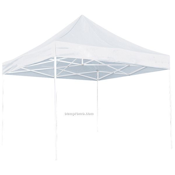 10' Square White Tent - Unimprinted