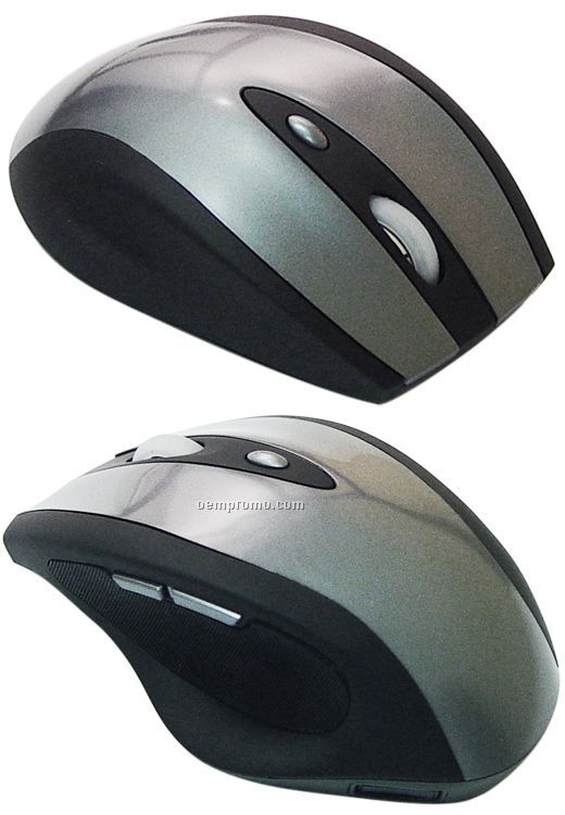 Full Size Wireless Mouse With Tuck-in Receiver