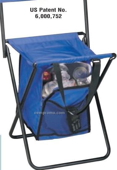 Large Folding Chair W/ Cooler
