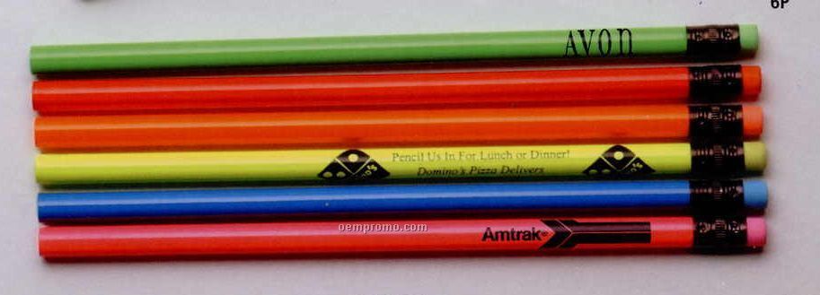 Round Super Bargain Buster Neon Pencil