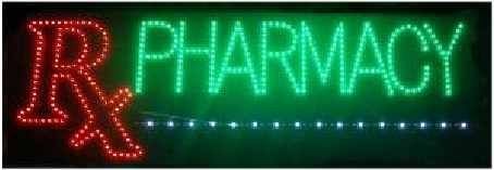 31" Pharmacy Rx LED Sign