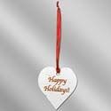 Floral Seed Paper Ornament - Heart (Imprinted)
