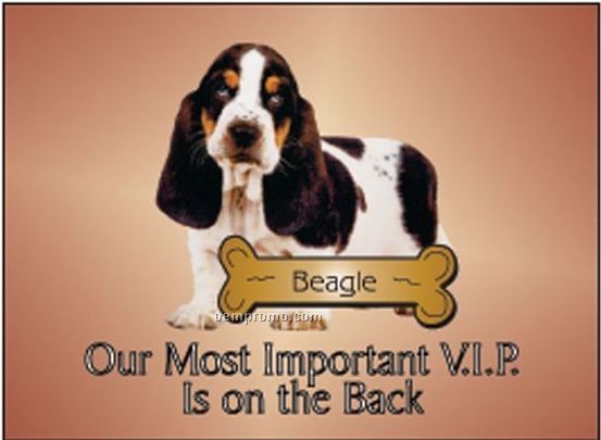 Beagle Dog Rectangle Hand Mirror (2 1/2