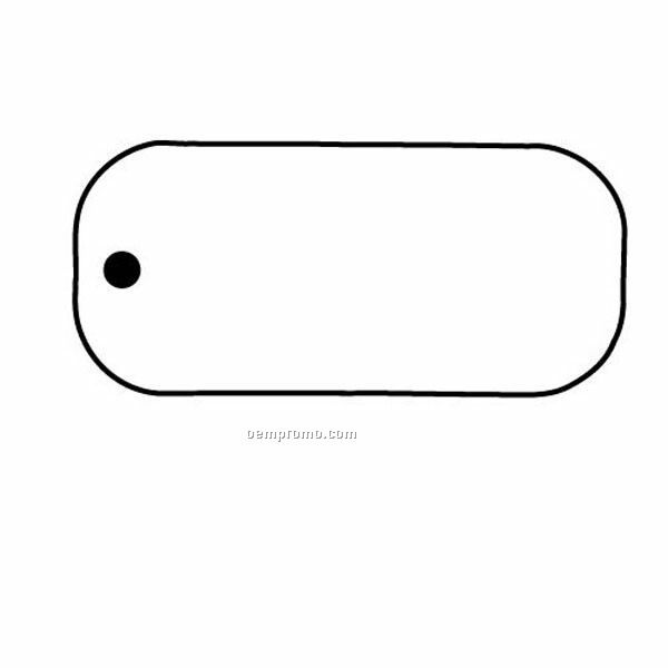 Stock Shape Collection Rectangle 18 Key Tag