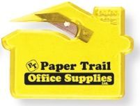 Translucent Yellow House Letter Opener (Printed)