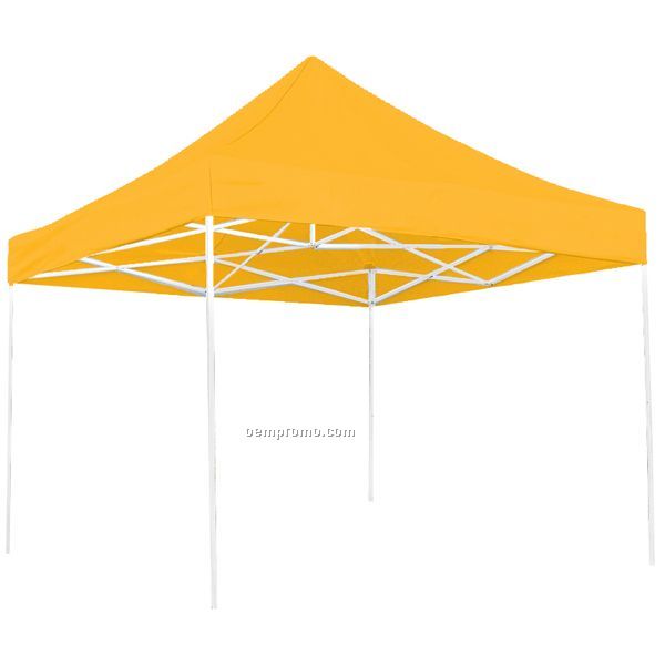 10' Square Yellow Tent - Unimprinted