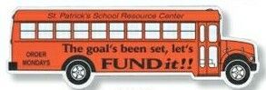 Flexible School Bus Note Holder Magnet (35 Mil)