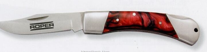 Red Velvet Pocket Knife