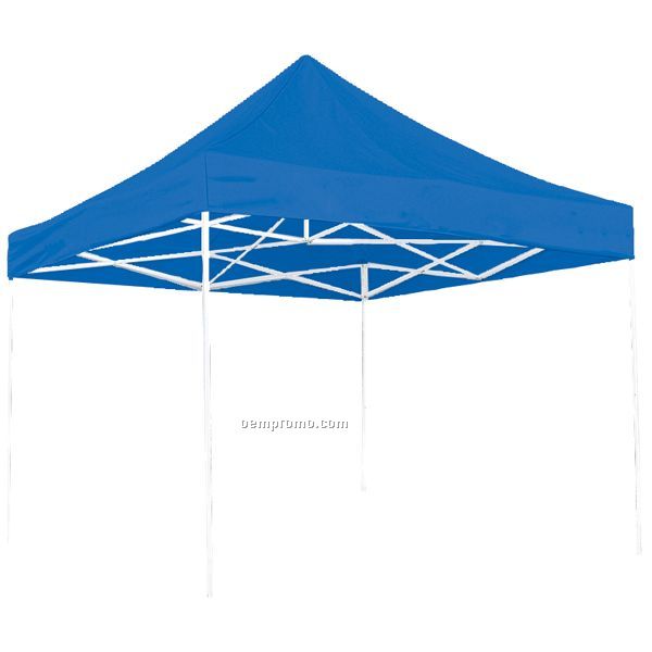 10' Square Blue Tent - Unimprinted