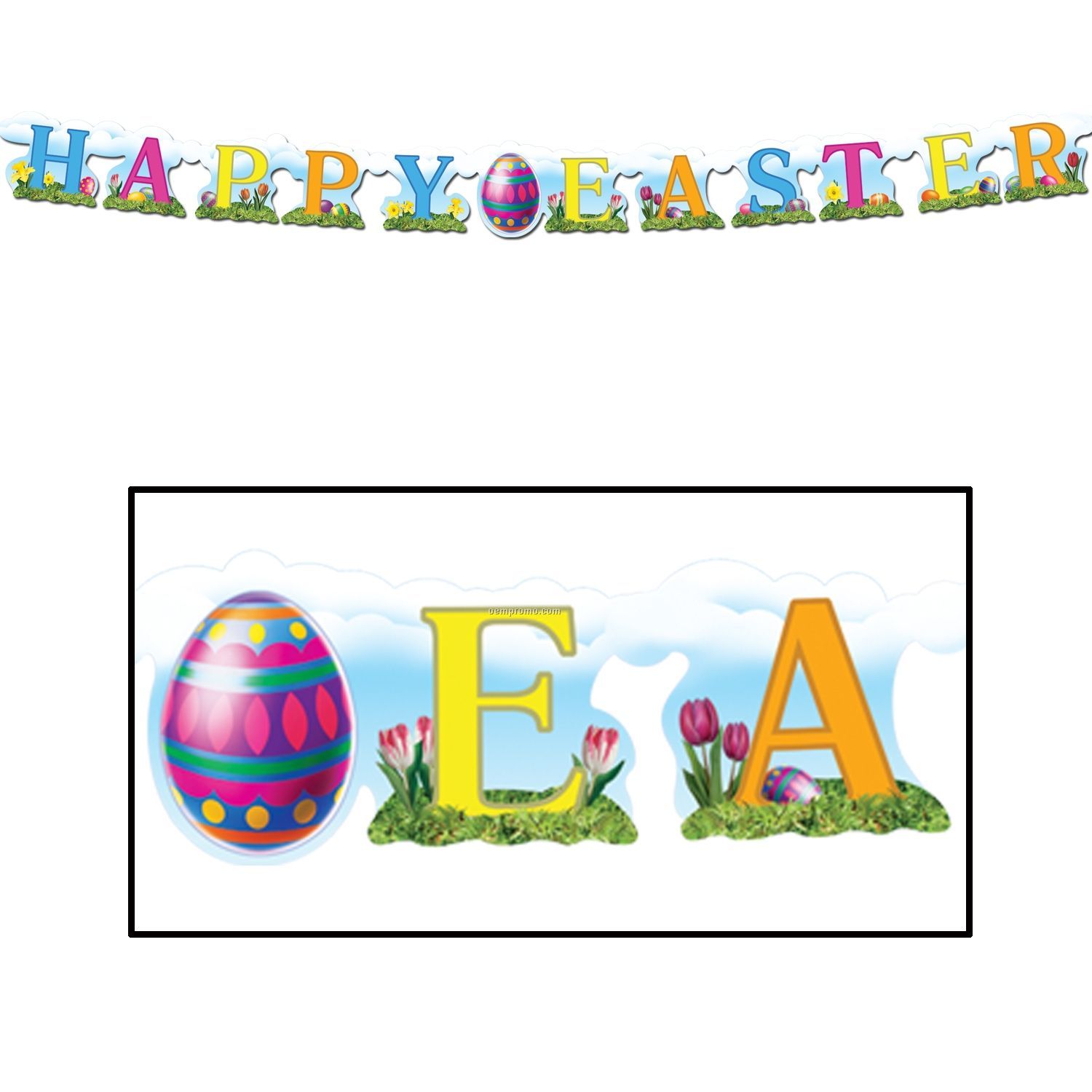 Happy Easter Egg Streamer