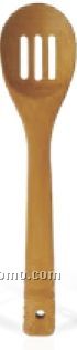 11.8" Reusable Bamboo Slotted Spoon