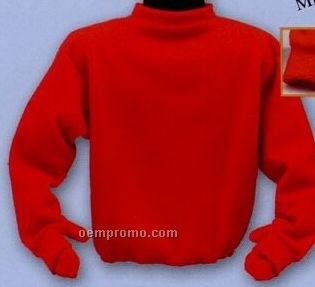Premium Polar Fleece Solid Color Pullover Sweater