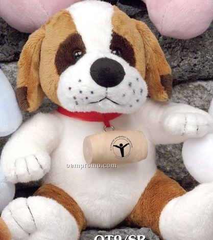 Q-tee Collection Stuffed Saint Bernard Dog