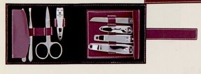 Quality Manicure Set In Leather Case