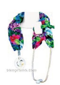Stethoscope Cover W/ Pocket & Strap - Leaves & Flowers
