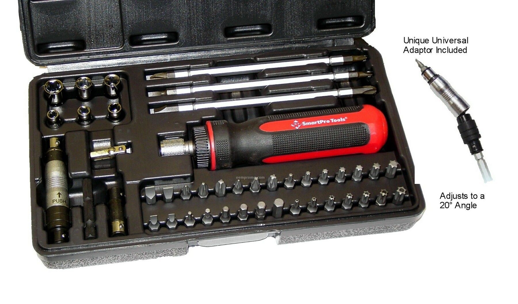 44 Piece Bit And Socket Set With Universal Adapter