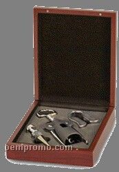 Wine Serving Tools In Rosewood Presentation Box