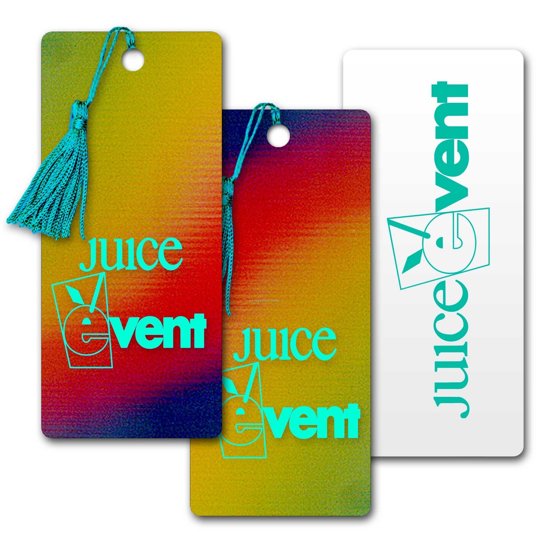 3d Lenticular Pvc Bookmark Yellow/Red/Blue Changing Colors (Imprinted)