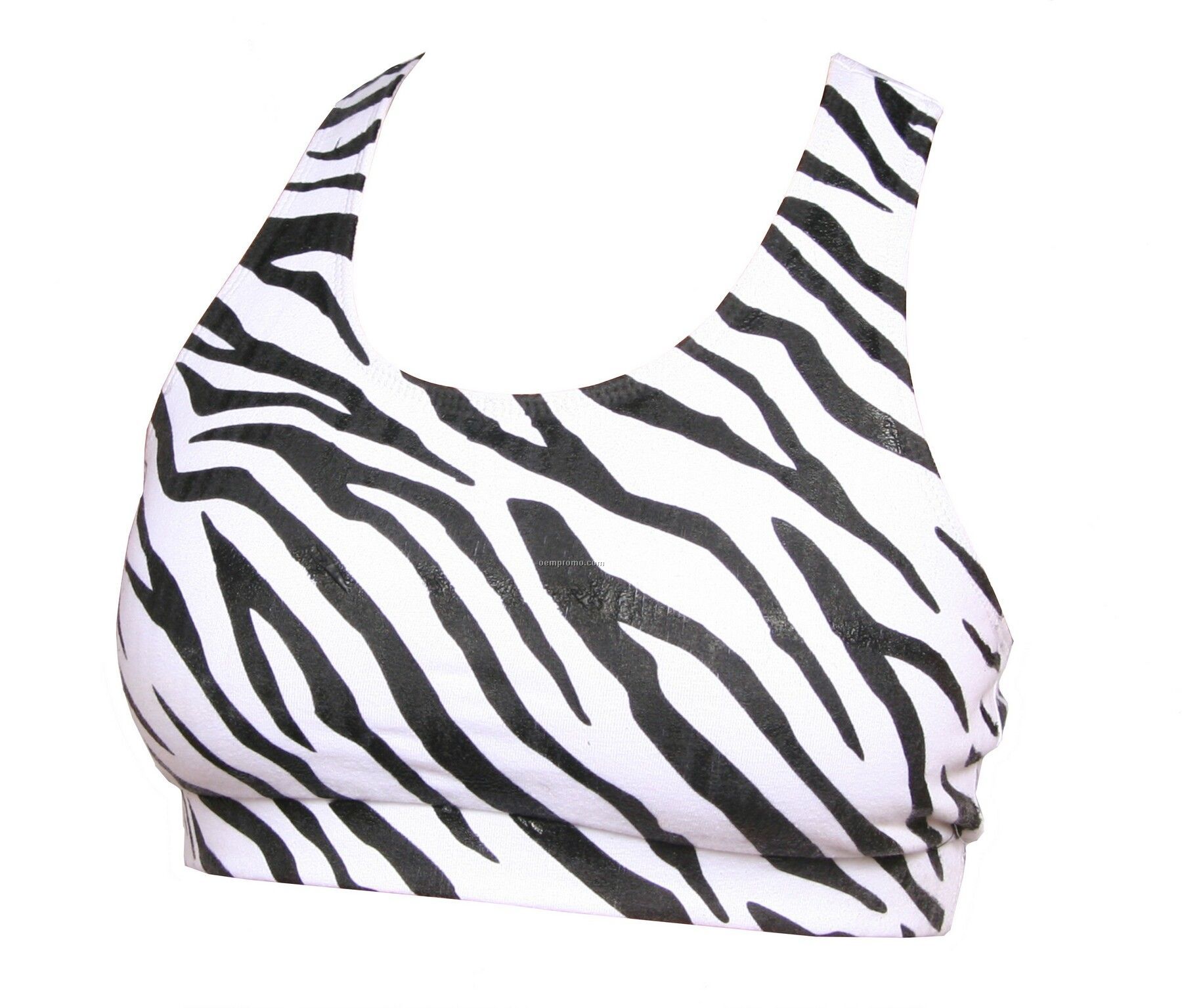 Ladies' Zebra Print Support Your Team Sports Bra