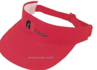 Pro Style Deluxe Cotton Twill Visor W/ Terry Cloth Lining