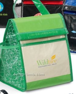 100% Recycled Impulse Lunch Coolers (Summer Green)