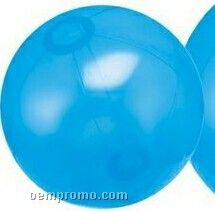 6" Inflatable Translucent Blue Beach Ball